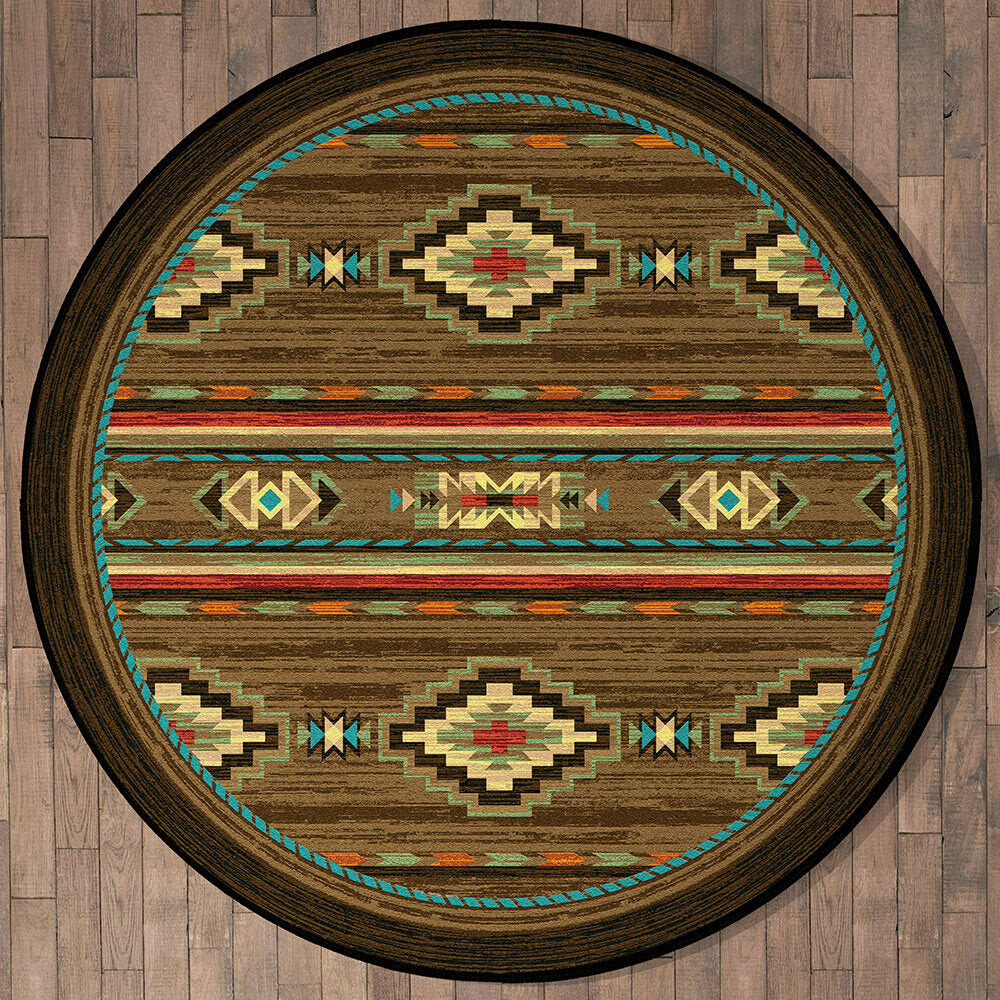 Frontier Outpost Rug - 8 Ft. Round