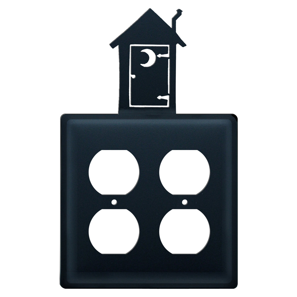 Outhouse Double Outlet Cover