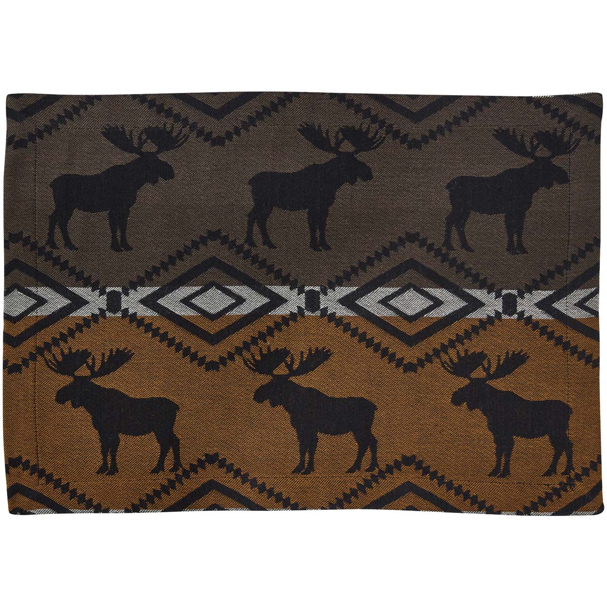 Timberline Moose Jacquard Placemats - Set of 4