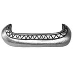 Rustic Canoe Cabinet Pull - Set of 2