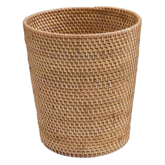 Handwoven Rattan Waste Basket - OUT OF STOCK
