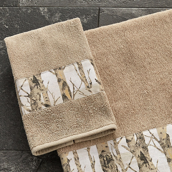 Birch Trees Fingertip Towel