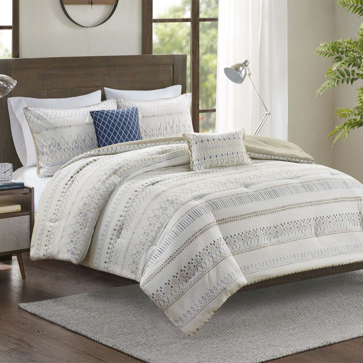 Countryside Serenity Comforter Set - King/King Cal