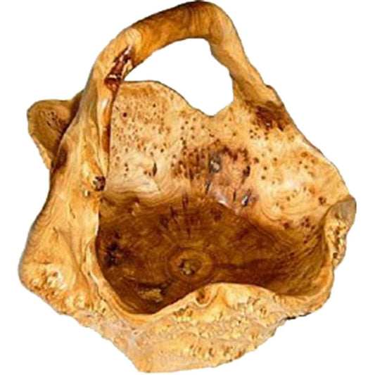 Natural Wood Basket - OUT OF STOCK