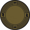 Bear Refuge Sage Rug - 8' Round