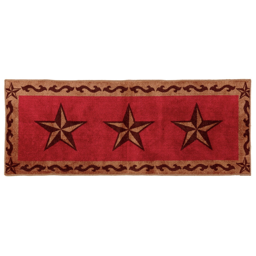 Red Star Bath Runner