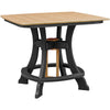 Beckett Counter Height Square Table - Mocha & Black