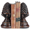 Pinecone Bookends - Burlwood