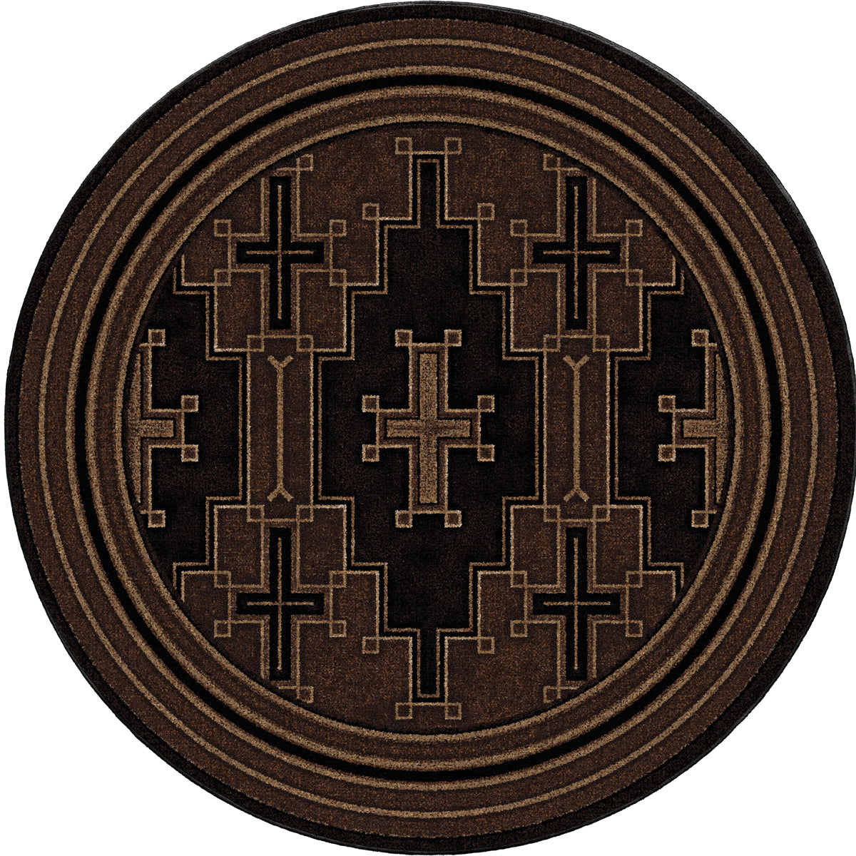 Southwest Crusade Rug - 8 Ft. Round