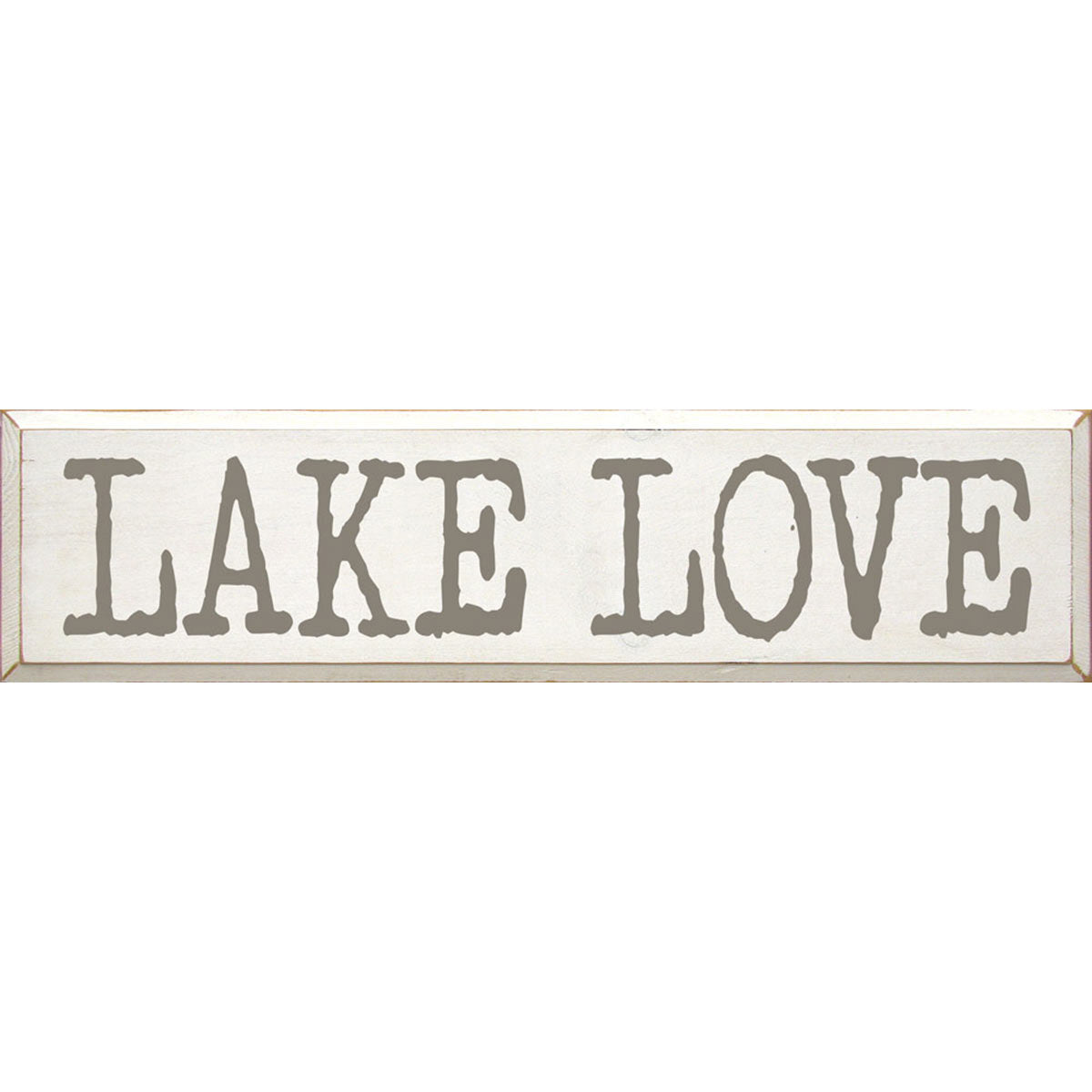 Lake Love Wood Sign