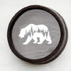 Wine Barrel Cork Holder - Bear Scene