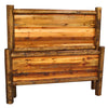 Barnwood Round Leg Bed - King