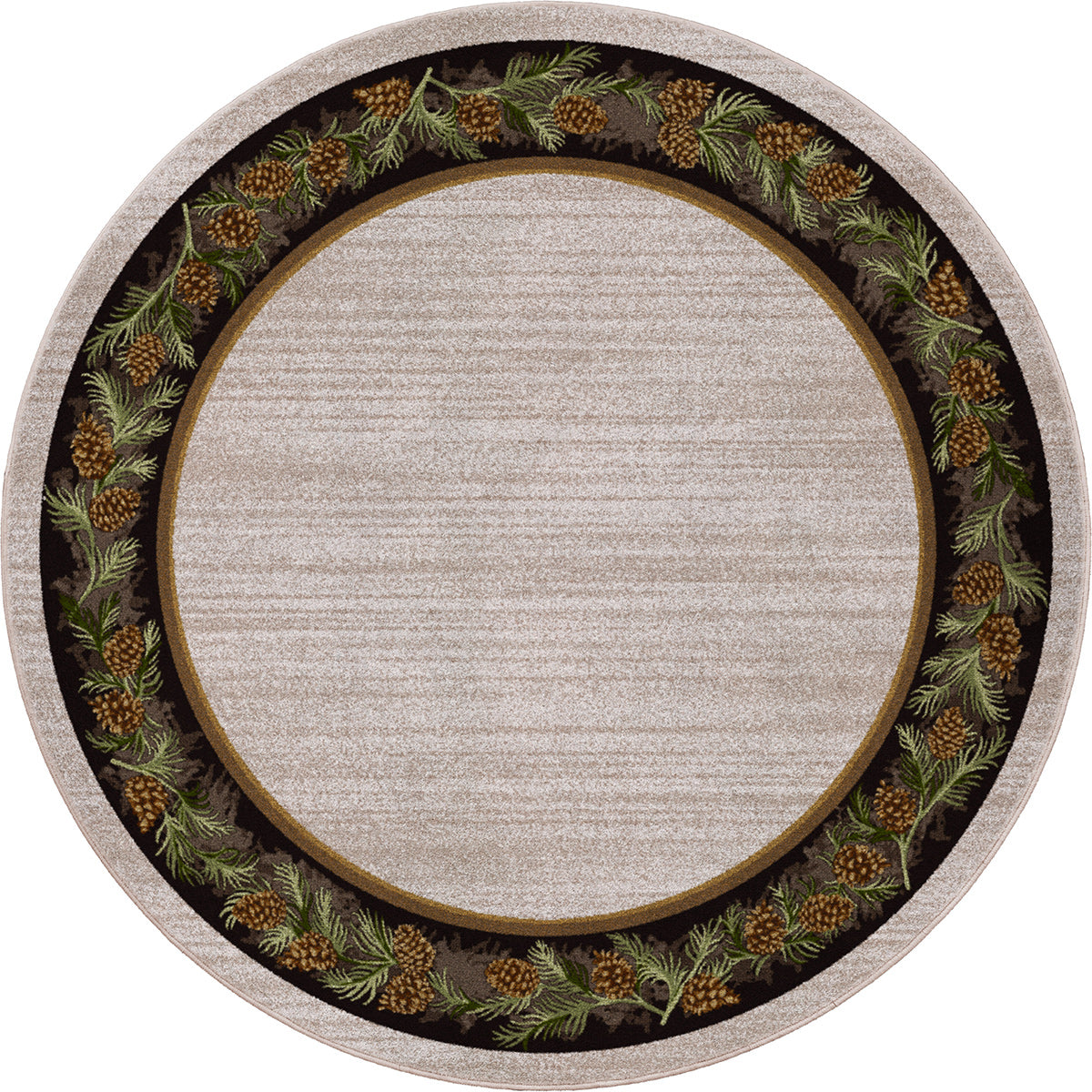 Pine Grove Natural Rug - 8 Ft. Round