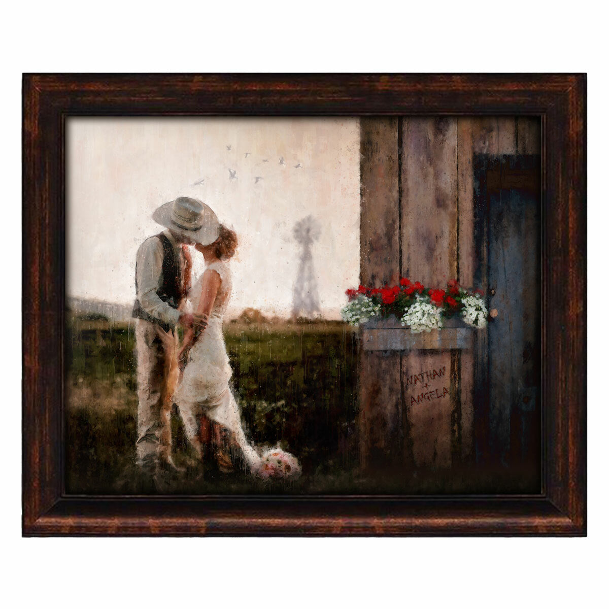 Prairie Romance Framed Canvas - Large