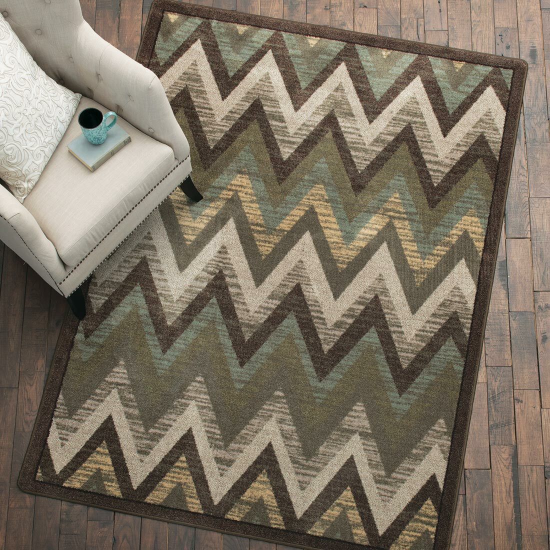 Rain Flame Rug - 4 x 5