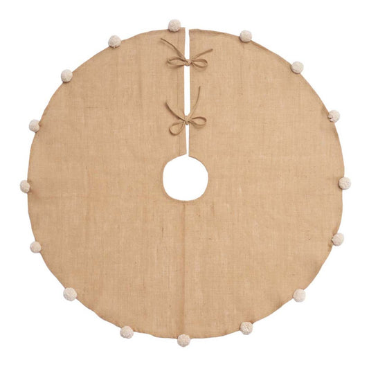 Rustic Charm Burlap Tree Skirt