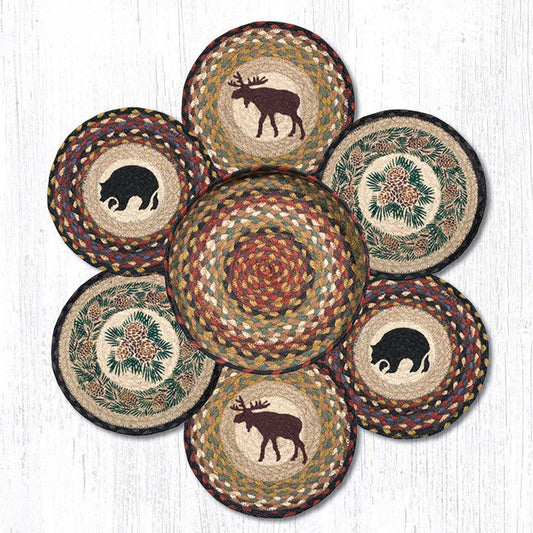 Wilderness Adventure Braided Trivets & Basket Set
