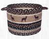 Rustic Deer Utility Basket - Medium