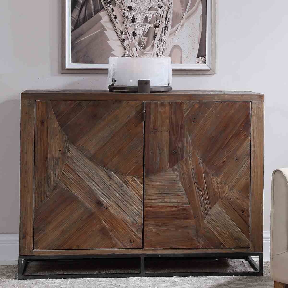 Reclaimed Wood 2-Door Cabinet