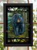 Rocky Outcrop Stained Glass Art