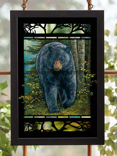 Rocky Outcrop Stained Glass Art