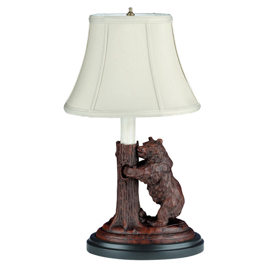 Black Forest Standing Bear Lamp