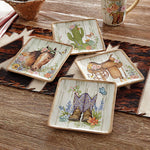 Highland Ranch Canape Plates - Set of 4