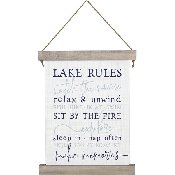 Lake Rules III Wall Art