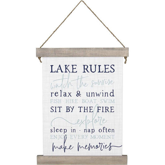 Lake Rules III Wall Art