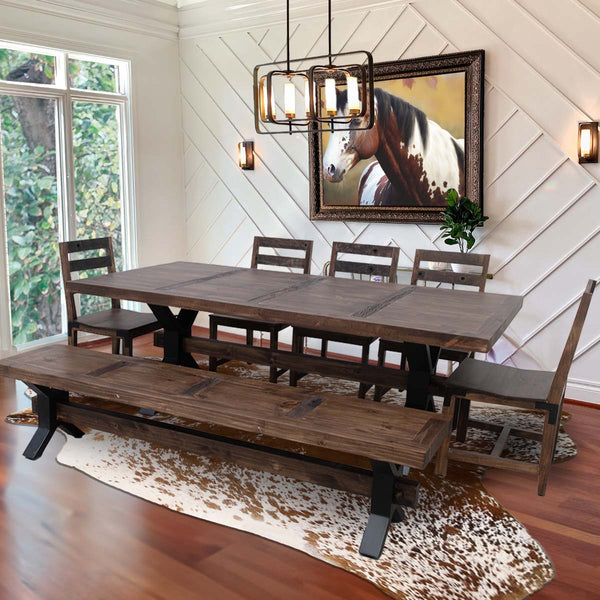 Lakeshore Walnut Dining Table - 7 Foot