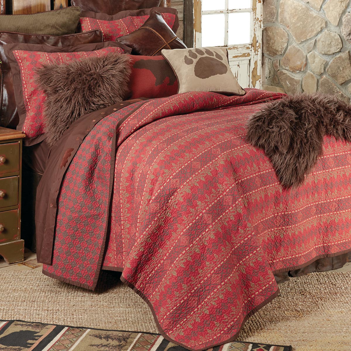 Rushmore Quilt Bed Set - Full/Queen