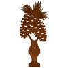 Pine Cone Small Drape Rod Bracket