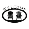 Adirondack Chairs Welcome Sign