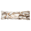 Brown Pieced Rabbit Pillow - 12 x 40