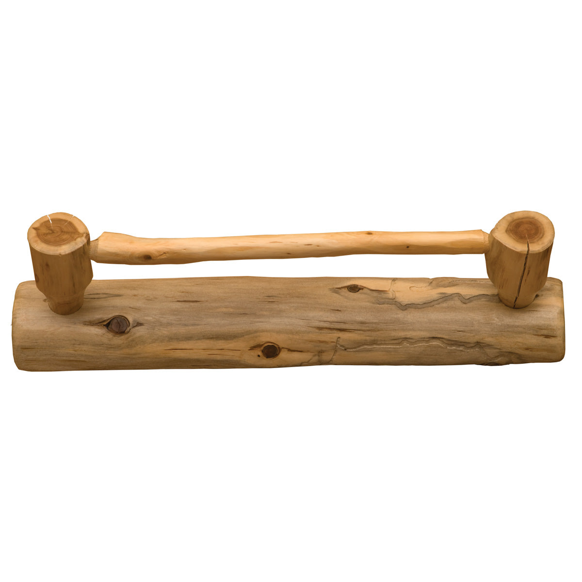 Cedar Log Towel Bar - 24 Inch