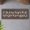 Lodge Grandkids Personalized Framed Canvas