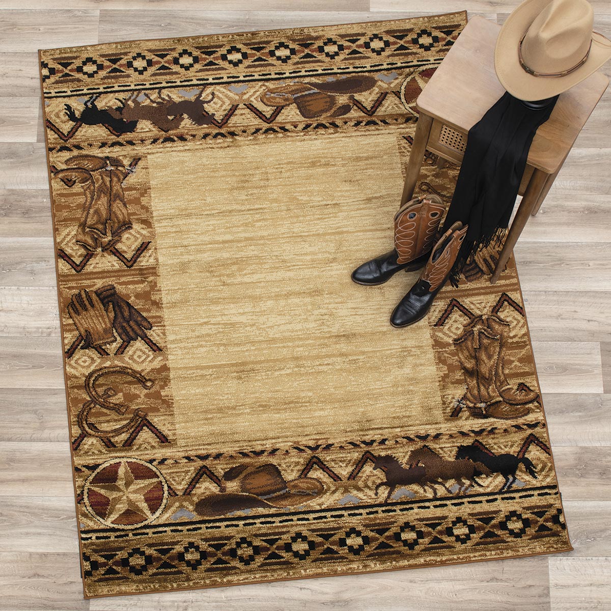 Western Ranch Rug - 8 x 10
