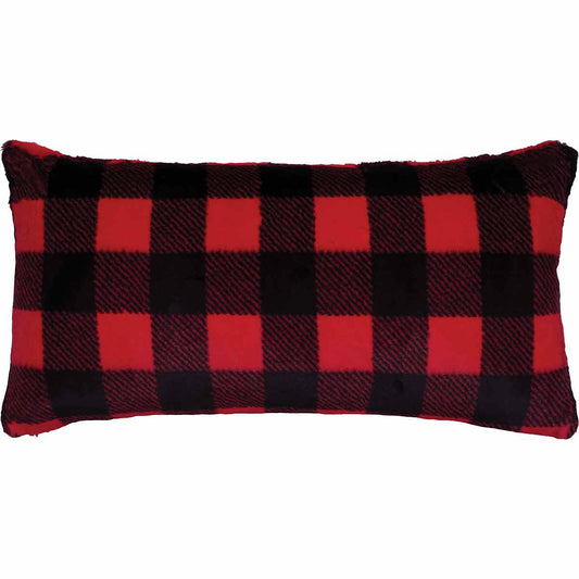 Checkers Scarlet Accent Pillow
