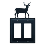 Wrought Iron Deer Double GFI Cover - OUT OF STOCK UNTIL 07/18/2026