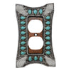 Tribal Turquoise Outlet Cover - SALE