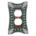 Tribal Turquoise Outlet Cover - SALE
