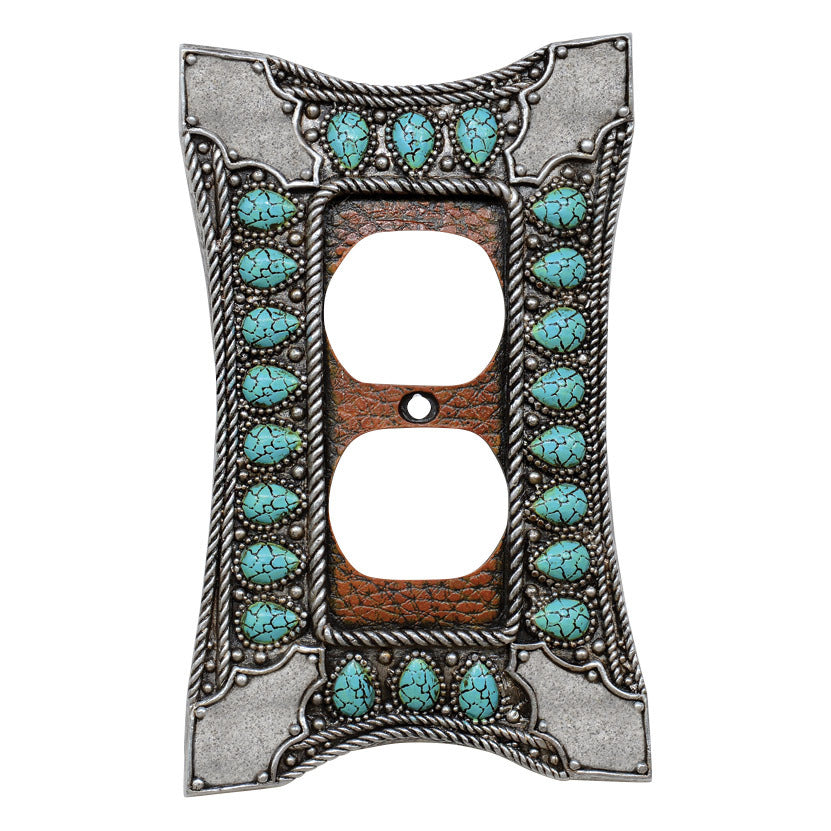 Tribal Turquoise Outlet Cover - SALE