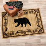 Bear Foliage Rug - 8 x 10