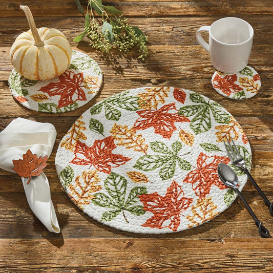 Woven Foliage Placemats - Set of 4