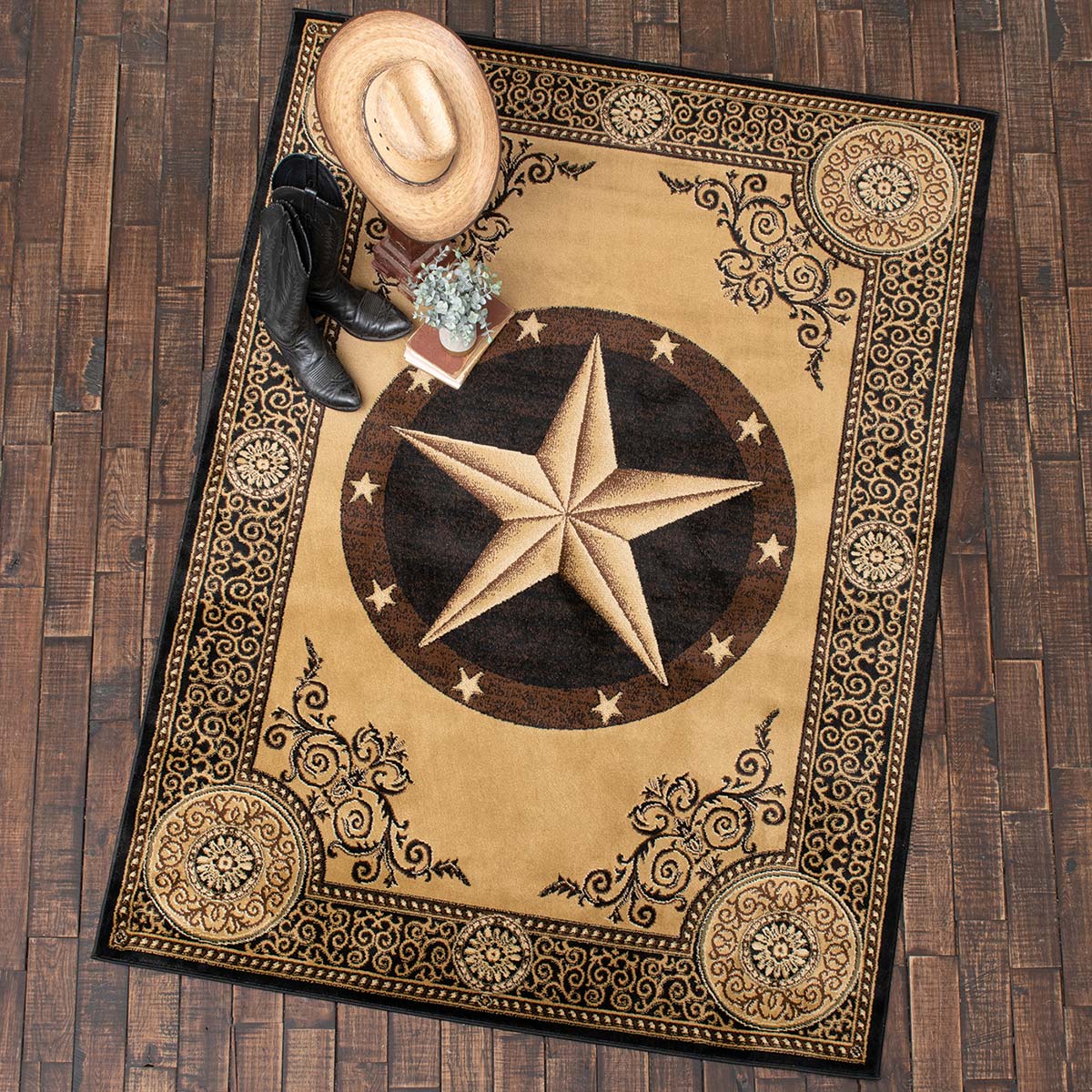 Lone Star Western Rug - 2 x 8