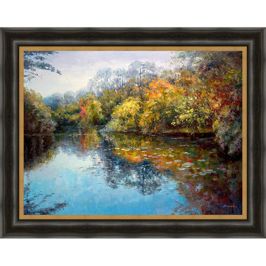 Autumn Pond Framed Wall Art