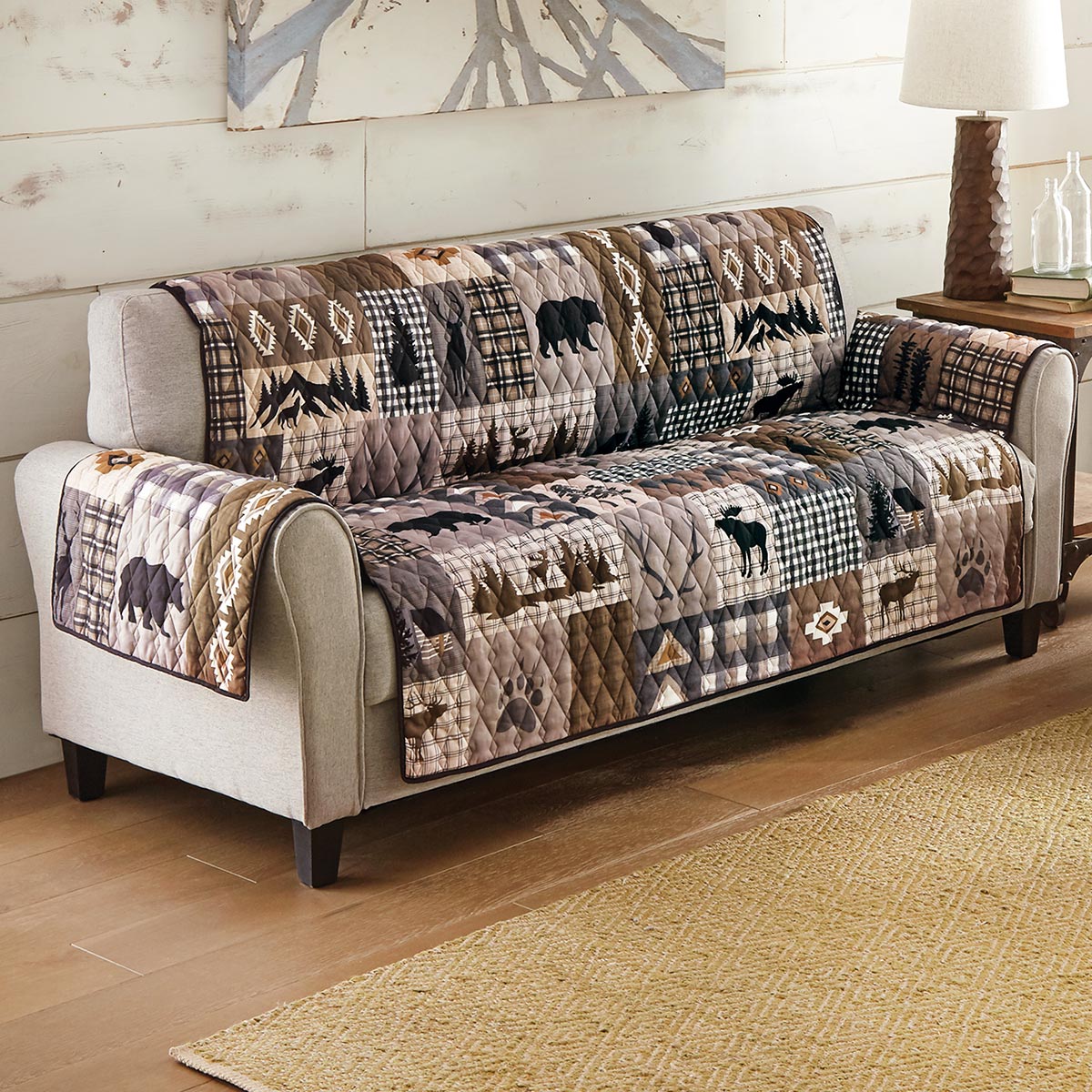 Mountain Shadow Oversized Sofa Cover