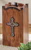Canyon Cross Wood Canister - Small