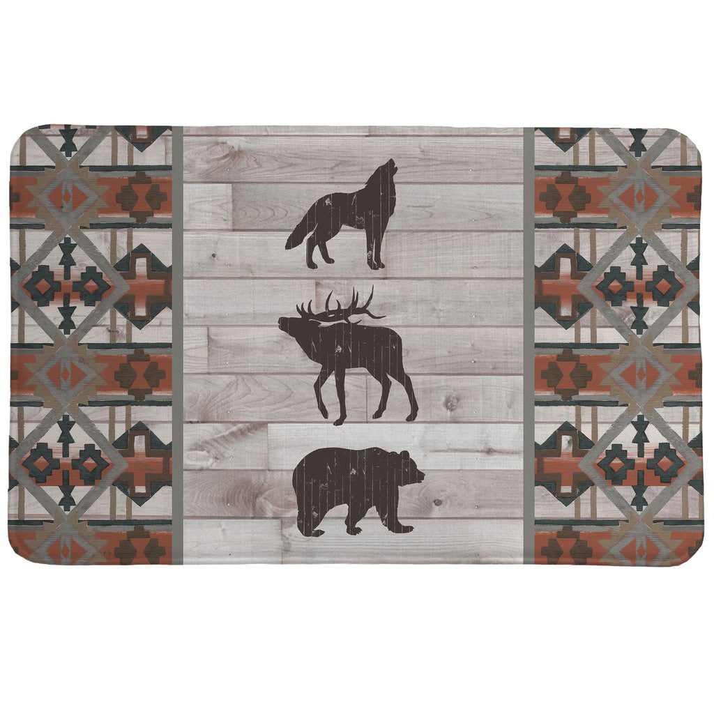 Tribal Wildlife Memory Foam Mat