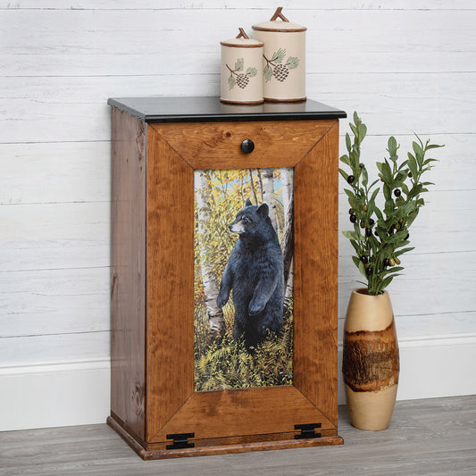 Aspen Forest Bear Trash Bin